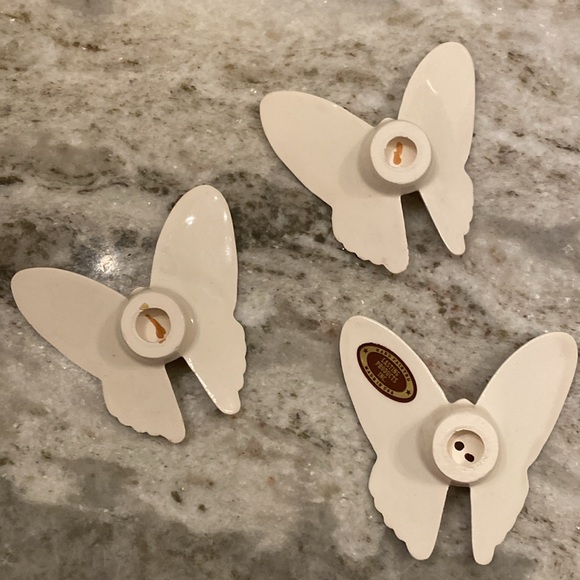 3 porcelain butterfly wall hangers - Picture 4 of 5
